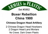 Boxer Rebellion - China 1900 - Chinese Dragon Head Artillery